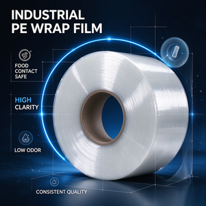 Rollo de Film Estirable de PE de Alta Resistencia, Envoltura Plástica Antipinchazos para Embalaje de Palés en Almacenes - Product Image 6