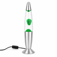 Lampe à lave électrique en aluminium de 13 pouces avec design moderne pour la décoration intérieure et l'éclairage d'ambiance de la chambre