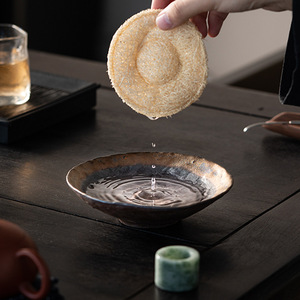 <span class=keywords><strong>Tetera</strong></span> Xishi de Arcilla Yixing Hecha a Mano con Platillo de Cerámica Rústica para Té Gongfu - Product Image 1
