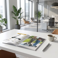 Service d'impression en gros personnalisé pour livres, magazines, catalogues, brochures, dépliants – Faible MOQ, échantillon gratuit, livraison rapide, format A4, prix usine