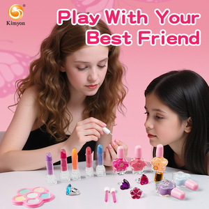 Ensemble de trousse de maquillage pour princesse Floral <span class=keywords><strong>Secret</strong></span> - Kit de jeu sûr pour enfants avec des bagues, des applicateurs et des accessoires de beauté - Product Image 6