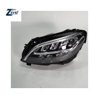 Faro LED W205 Facelift para Mercedes-Benz Clase C 2019-2021, Lámpara Delantera DRL, OE 2059067106 2059067206, Aprobado, Ajuste Original
