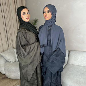 Nuovissimi <span class=keywords><strong>Abiti</strong></span> <span class=keywords><strong>Musulmani</strong></span> da Donna, Kaftan Abaya Taglie Forti, Abbigliamento di Lusso, Abaya Chiusa con Cintura, <span class=keywords><strong>Abiti</strong></span> Modesti Turchi - Product Image 1