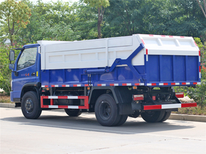 Consommation de carburant arrière légère de véhicule de collecte des ordures 11.4L + capacité de conteneur de cargaison de ³ de 3.19m basse - Product Image 6