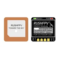 Módulo GPS RUSHFPV GNSS Mini M10 UBX NMEA de Doble Protocolo con Antena de Cerámica Integrada de 4.2g para Aviones RC de Largo Alcance FPV