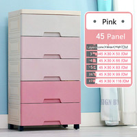 Offre Spéciale organisateurs de jouets pour enfants 6 couches placard gain de place Rectangle Design meubles de salon en plastique armoire de rangement tiroirs