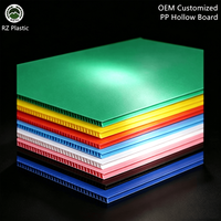Panneau en plastique Corflute PP certifié ISO, résistant aux UV, haute résistance, coloré, pour l'agriculture, l'emballage et la signalisation
