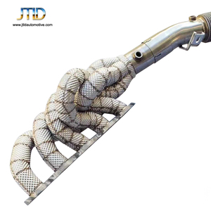 JTLD cabezal de escape de igual longitud con escudo térmico para Lamborghini Gallardo LP550 LP560 LP570 LP580 LP610 <span class=keywords><strong>AUDI</strong></span> <span class=keywords><strong>R8</strong></span> V10 5,2 - Product Image 4