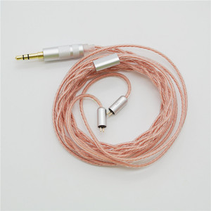 สายหูฟังทองแดงคริสตัลเดี่ยว 2P 0.78 MMCX สำหรับหูฟัง TFZ QDC UE IEM - Product Image 3