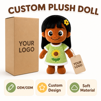 Peluche Mascotte Unisexe Personnalisée Mignonne Tournesol, Douce et Rembourrée en Coton PP, 11-30CM, pour Événement Promotionnel, Cadeau, Faible MOQ, OEM, ODM