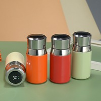 Nouvelle Tasse de Poche Mini Thermos Intelligente à Affichage de Température, Style Moderne Minimaliste Haut de Gamme, en Acier Inoxydable 316, Double Paroi Sous Vide, 6-12