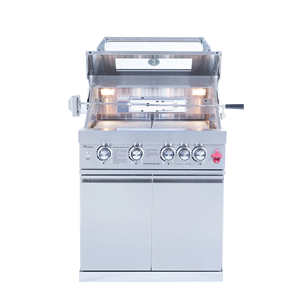 304 <span class=keywords><strong>in</strong></span> <span class=keywords><strong>acciaio</strong></span> <span class=keywords><strong>inox</strong></span> Standalone 4 + 1 bruciatore <span class=keywords><strong>Barbecue</strong></span> a Gas Grill <span class=keywords><strong>con</strong></span> Backburner a infrarossi, finestra di vetro, e piastra di <span class=keywords><strong>griglia</strong></span> rotante - Product Image 5