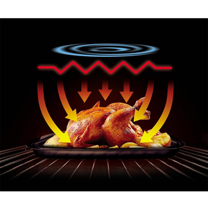 Friteuse à <span class=keywords><strong>air</strong></span> Easy Fry, <span class=keywords><strong>multicuiseur</strong></span>, four, 20 L, 10 programmes, friteuse sans huile, 3 niveaux de cuisson, carré, moderne, compact, extra-croquant, noir - Product Image 4