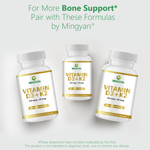 Capsules de Vitamine D3 + K2 + Calcium OEM/ODM – Formule Synergique pour Adultes : Force Osseuse, Santé Cardiaque, Soutien Immunitaire - Product Image 3