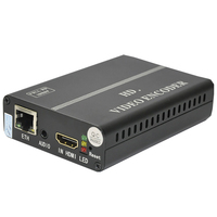 Mini Encodeur de Streaming IPTV H.264 H.265 pour Vidéo en Direct sur Facebook, Radio et Équipement de Diffusion TV