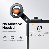 Support magnétique pour téléphone de voiture en alliage d'aluminium, aimant puissant, rotation à 360 degrés pour la navigation sur smartphone