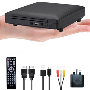Lecteur multimédia CD/VCD, lecteur DVD sans région avec télécommande, prend en charge les clés USB et les cartes TF, lecteur vidéo compact de bureau - Product Image 2