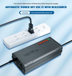 Chargeur 7 lumières pour affichage 60V 3A – Vente en gros usine, prise en charge OEM ODM pour les distributeurs de vélos et trottinettes électriques - Product Image 2