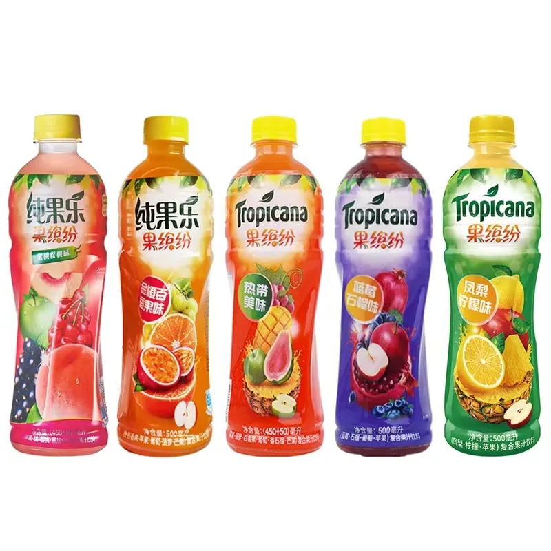 Variedade de sabores misturados, 500ml, tropicanas, bebida fruta