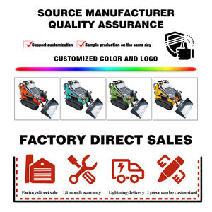 Gratis pengiriman Cina <span class=keywords><strong>Mechanical</strong></span> <span class=keywords><strong>Loader</strong></span> <span class=keywords><strong>CE</strong></span>/EPA Track Wheel Mini Skid Steer <span class=keywords><strong>Loader</strong></span> dengan ember Trencher Rotary POW - Product Image 4