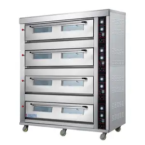Luxury Commercial Bakery Series Electric Deck Oven with Intelligent Control System and Steam Industrial Bread Baking Oven