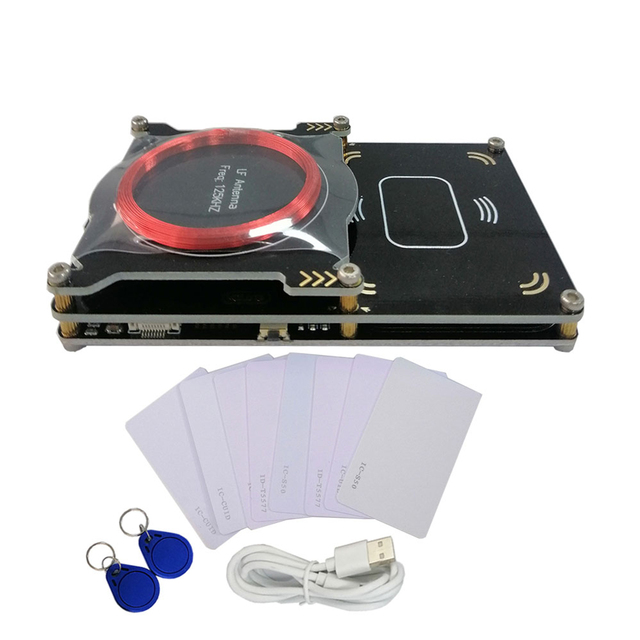 Proxmark3 RDV4 Reader Easy V3.0 RDV4 RFID Reader Writer SD Card Upgraded 512KB EEPROM High/Low Frequency Supported USB Interface