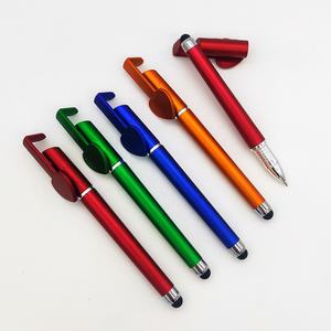 Diseñador LOVE especial en forma de corazón <span class=keywords><strong>clip</strong></span> gel tinta signature phone stand pen con touch - Product Image 4