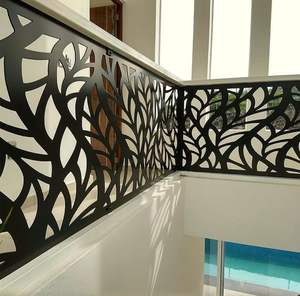 Moule pour balustrade, garde-corps décoratif, panneaux découpés au laser, design de garde-corps de balcon - Product Image 1