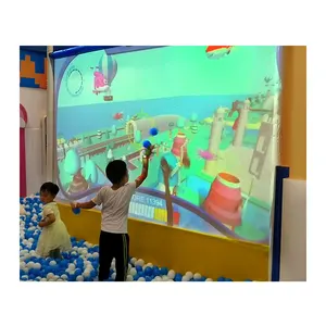 Sistema di gioco di proiezione a parete giochi per bambini proiezione a parete display video 3D proiezione interattiva a parete