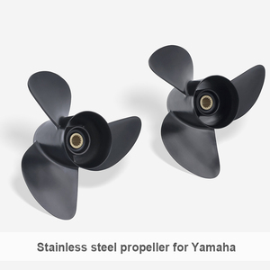 Hélice de tres palas de acero inoxidable personalizada para motores fueraborda Yamaha/<span class=keywords><strong>Honda</strong></span>/Suzuki/Tohatsu/Mercury - Product Image 3