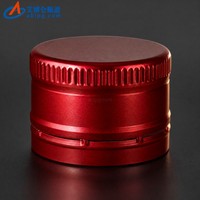 Bouchon de bouteille en verre, bouchon à vis en aluminium pour bouteilles en verre, OEM personnalisé