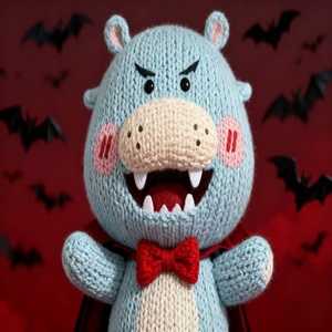 Kiva Birus Não Rìu Đáng Yêu Handmade Dệt Kim Búp Bê-Polyester Chất Liệu Động Vật & Chủ Đề Thiên Nhiên Hoàn Hảo Halloween Quà Tặng - Product Image 5
