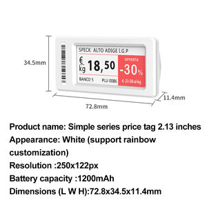 ป้ายราคาดิจิทัล ป้ายอัจฉริยะสำหรับขายส่ง ป้ายดิจิทัลติดประตูแบบใช้ Wifi ป้ายราคาอิเล็กทรอนิกส์บนชั้นวางสินค้า ป้ายราคาดิจิทัล โรงงานผลิต E Ink - Product Image 4