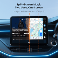 Boîte AI Carplay 3 en 1, lecteur multimédia en streaming USB sans fil Android Auto intelligent avec 1 an de garantie, Android 13 4+64 Go pour voiture