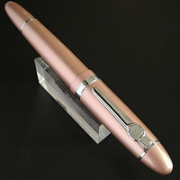 Jinhao 159 Collection d'affaires professionnelles noir brillant avec argent grand et lourd cadeau métal avancé stylo à bille roulante pour l'écriture