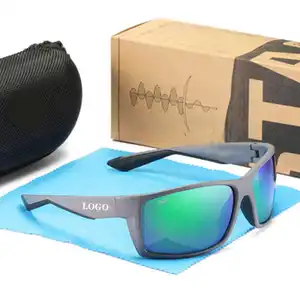 Nuevas gafas de sol gafas deportivas hombres y mujeres al aire libre pesca montar surf gafas de sol lentes polarizados