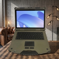 Notebook Industriale Rinforzato da 14 Pollici con Sicurezza Aziendale Avanzata, Batteria Intercambiabile, Laptop Robusto di Grado Militare