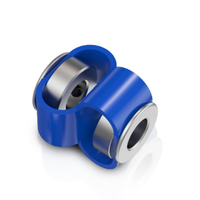 Accouplement flexible en plastique en forme de huit pour encodeur de moteur CNC, accouplement mécanique en forme de 8, zéro jeu de rotation, OEM
