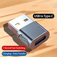 Adaptor Konverter OTG USB 3.0 Jantan ke USB Tipe-C Betina