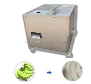 Factory Supplier Automatic Electric Green Banana Plantain Peeling Peeler Machine Peel Banana Equipment