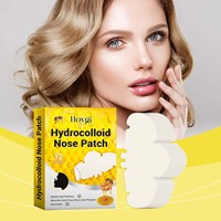 Patchs nasaux hydrocolloïdes OEM/ODM pour soins de la peau, correcteur invisible pour nettoyer les points noirs et l'acné, patch nasal pour pores du visage