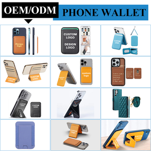 Logo personnalisé de haute qualité porte-cartes magnétiques en cuir de conception Simple pour <span class=keywords><strong>IPhone</strong></span> 15 14 <span class=keywords><strong>13</strong></span> porte-cartes portefeuille - Product Image 4
