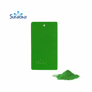 Sunroad Green Wrinkle Effect Polyester Powder Coating For Outdoor Paint Use