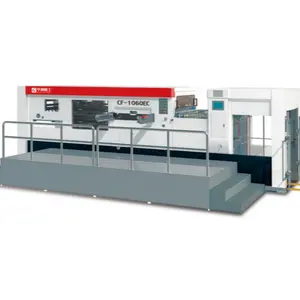 CF1060E Flat Bed Corrugated Cardboard Paper Automatic Die Cutting Machine with Stripping