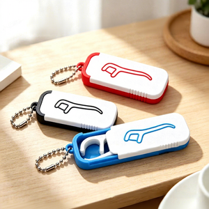 Boîte à fil dentaire coulissante imprimée en 3D, porte-clés, étui de rangement portable pour bâtonnets de fil dentaire, réutilisable - Product Image 1