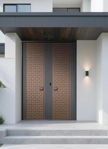 <span class=keywords><strong>Porte</strong></span> <span class=keywords><strong>d</strong></span>'<span class=keywords><strong>entrée</strong></span> principale de sécurité populaire, <span class=keywords><strong>entrée</strong></span> pivotante moderne et <span class=keywords><strong>porte</strong></span> extérieure <span class=keywords><strong>en</strong></span> <span class=keywords><strong>bois</strong></span> <span class=keywords><strong>massif</strong></span> utilisées pour les maisons et les villas - Product Image 3