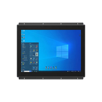 PC tout-en-un personnalisable de 10,4 à 19 pouces, PC industriel à cadre ouvert, étanche IP65, écran LCD avec système d'exploitation Windows Android, kiosque