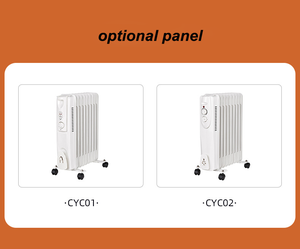 Calentador de radiador lleno de aceite eléctrico 9 aletas 11 aletas 13 aletas calentador de aceite eléctrico 2000W 2500W lugar de trabajo doméstico uso en habitación grande - Product Image 4