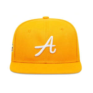 Wholesale INJAE OEM ODM <b>Flat</b> square Bill Custom logo High Crown Sports Baseball Cap Plain Blank 5 Panel Snapback <b>Hat</b> - Product Image 3