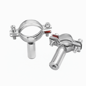 Collier de serrage en acier inoxydable 304 316 avec support à filetage interne pour pipeline - Product Image 1